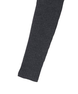 JOSEPH 【洗える】メリノリブ　カーディガン Smoke