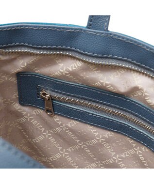 IBIZA ビコロール　ナイロン　2WAYバッグ ターコイズブルー