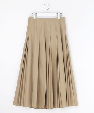 J.PRESS LADIES S 【WEB限定カラーあり】TC ライトタンブラー プリーツ スカート ベージュ系