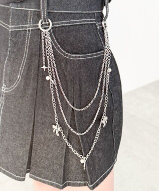 WEGO LパールMIXチャームウォレットチェーン 柄3