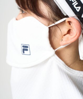 FILA GOLF／marie claire 【FILA GOLF】 多機能フェイスカバー ホワイト