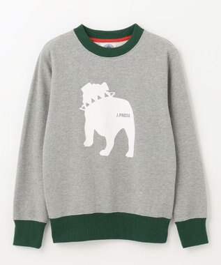 J.PRESS KIDS 【110-130cm】バックブル トレーナー グレー系