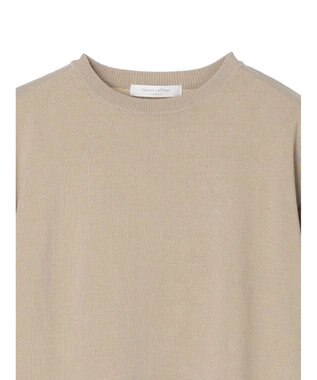 Green Parks プリーツ袖ニットプルオーバー Beige