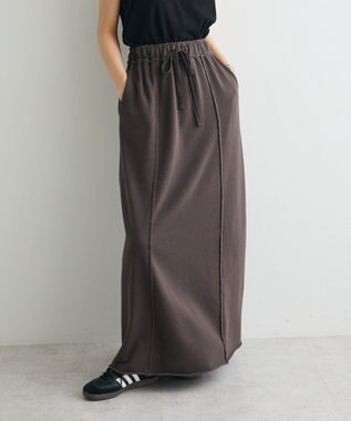 CRAFT STANDARD BOUTIQUE スウェットロングスカート Charcoal Gray