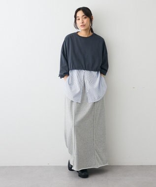 CRAFT STANDARD BOUTIQUE スウェットロングスカート Gray Mixture