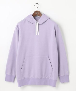 JOSEPH ABBOUD MOUNTAIN 【SPACE／UNISEX】オーガニックコットン使用 ヴィンテージインレー パーカー ライラック系