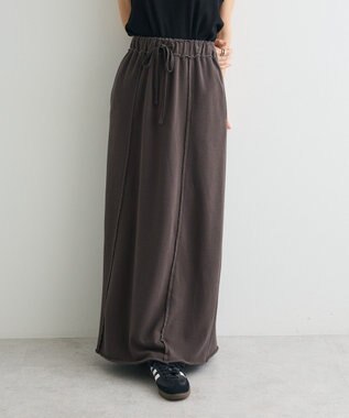 CRAFT STANDARD BOUTIQUE スウェットロングスカート Charcoal Gray