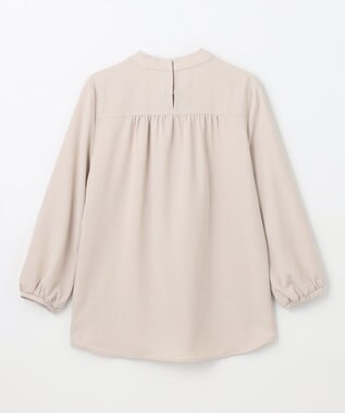 ANY 【洗濯機可能】プリントブラウス エクリュ