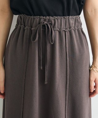 CRAFT STANDARD BOUTIQUE スウェットロングスカート Charcoal Gray