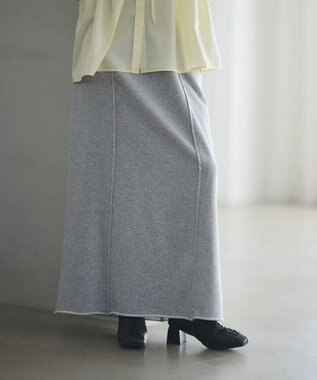 CRAFT STANDARD BOUTIQUE スウェットロングスカート Gray Mixture