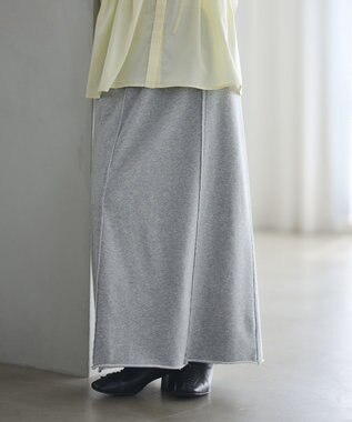 CRAFT STANDARD BOUTIQUE スウェットロングスカート Gray Mixture