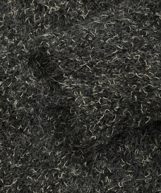 CRAFT STANDARD BOUTIQUE シャーリングスリーブニットプルオーバー Charcoal Gray