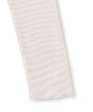 23区 【洗える】スムージーコットン シアーリブ ニット ベージュ系