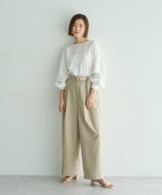 YECCA VECCA 2wayボリューム袖ブラウス Off White