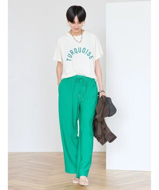 AMERICAN HOLIC ＴＵＲＱＵＯＩＳＥロゴカットプルオーバー Ivory