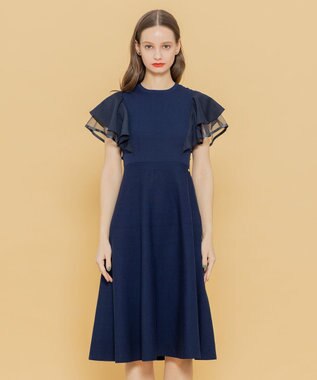 TOCCA 【洗える！】VOYAGE ニットドレス ネイビー系