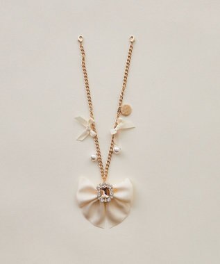 Maison de FLEUR ビジューリボンパールバッグチャーム