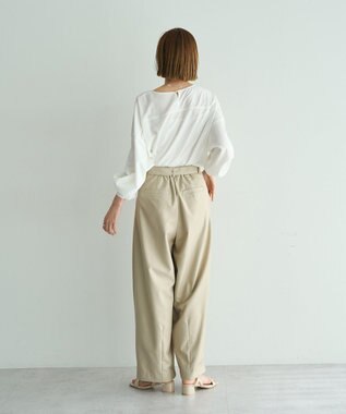 YECCA VECCA 2wayボリューム袖ブラウス Off White