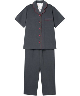 une nana cool 【綿混】アルティメットエアー天竺半袖パジャマ MADE WITH LIBERTY FABRIC LG