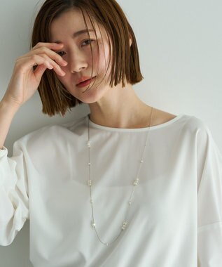 YECCA VECCA 2wayボリューム袖ブラウス Off White