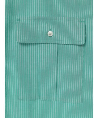 AMERICAN HOLIC 接触冷感＋ＵＶカットＷポケットＢＩＧシャツチュニック Stripe