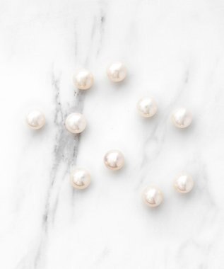 WEB限定】NOBLE PEARL PIERCED EARRINGS K18淡水パール ピアス / TOCCA 