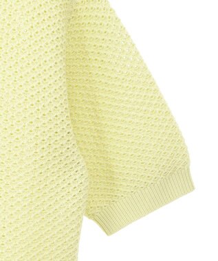 AMERICAN HOLIC 透かし編み半袖ニットプルオーバー Pistachio