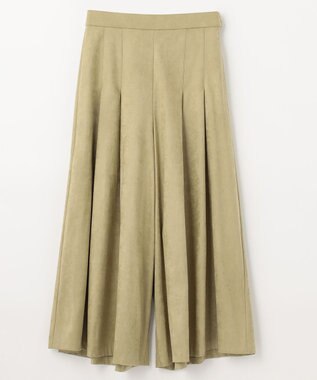 ANY L 【洗濯機可・ウエストゴム】サンディングピーチ スカーチョ ライトグリーン系