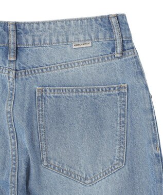 AMERICAN HOLIC ミドルオンスロールアップデニムパンツ Light Indigo