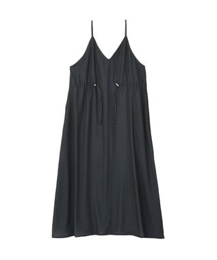 AMERICAN HOLIC サイドシャーリングVネックドットキャミワンピース Gray