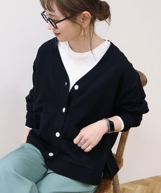 AMERICAN HOLIC Ｖネックニットカーディガン Navy