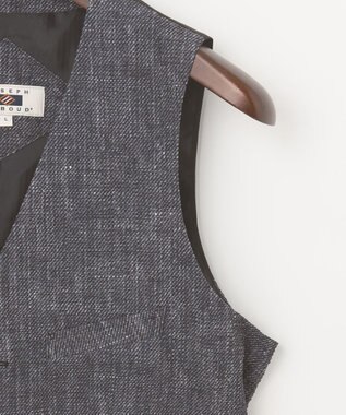 JOSEPH ABBOUD 【ストレッチ・洗える・軽量・防しわ・速乾・エコ撥水】ライトウェーブ ベスト グレー系1