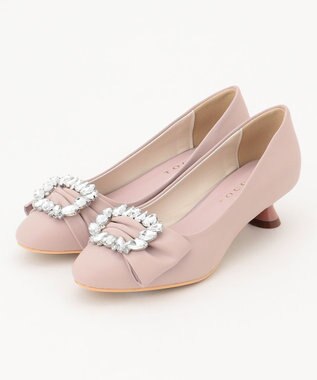 TOCCA 【WEB限定カラーあり】BIJOUX RIBBON PUMPS パンプス 【WEB限定】ラベンダー系