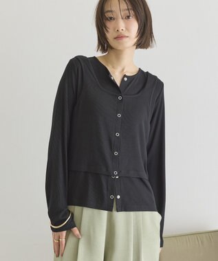 AMERICAN HOLIC 【2点セット】カーディガン+タンクトップ Black