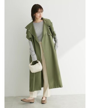 Green Parks ・ＥＬＥＮＣＡＲＥ　ＤＵＥ　トレンチロングベスト Khaki