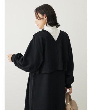 Green Parks ＳＥＴ２点　カーディガン＋ワンピース Black