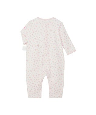 MIKI HOUSE HOT BISCUITS 【60-80cm】 フライス素材 カバーオール肌着 ピンク