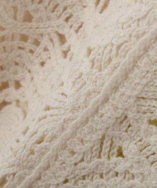 AMERICAN HOLIC クロシェ風ニットベスト Ivory
