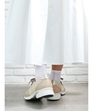 ASICS WALKING ペダラ スニーカー ジップ レディース 2E ベージュ系