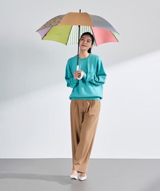 +RING レディース向け プラスリング 長傘 60cm MLT T1342