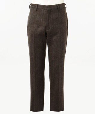 J.PRESS MEN 【MAGIC CUBA BEACH】フランネルストライプ スーツ ダークブラウン系1