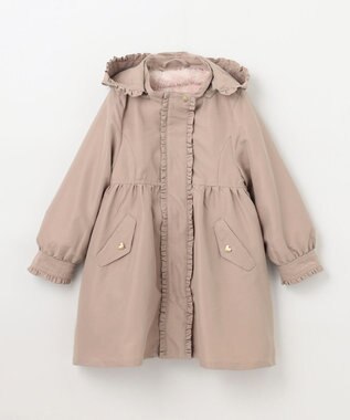 ANY KIDS ガーリー モッズ コート ベージュ