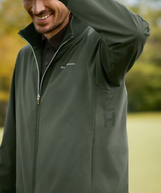 ZERO HALLIBURTON 【撥水・UVカット】 フルジップジャケット ZHG-M5A1a 85106 カーキ