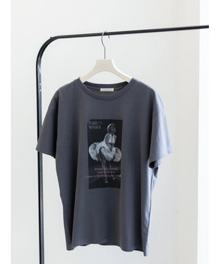 Te chichi マリリンモンローシネマフォトTシャツ