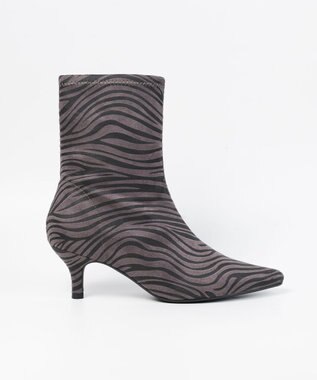 BONTRE 【MIONOTIS/ミオノティス】ポインテッドストレッチブーツ/581B ゼブラ