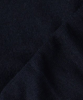 GOTAIRIKU 【ベーシックニット】ハイゲージＶネック ニット ネイビー系