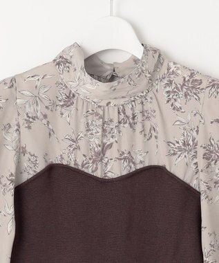 Feroux 【古畑星夏さん着用・3WAY】ビスチェコンビフラワープリント ワンピース ピンク系4