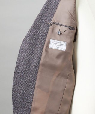 GOTAIRIKU 【CANONICO/カノニコ】 ヴィンテージ サキソニー3ピーススーツ （ブラウンミックス） ダークブラウン系8