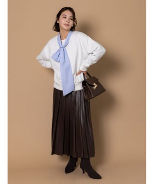 Te chichi プレート付き裏毛PO オフホワイト