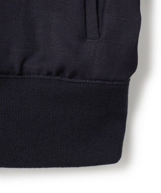 BEIGE， 【洗える】BERNARD / リネンノーカラーラップブルゾン Navy